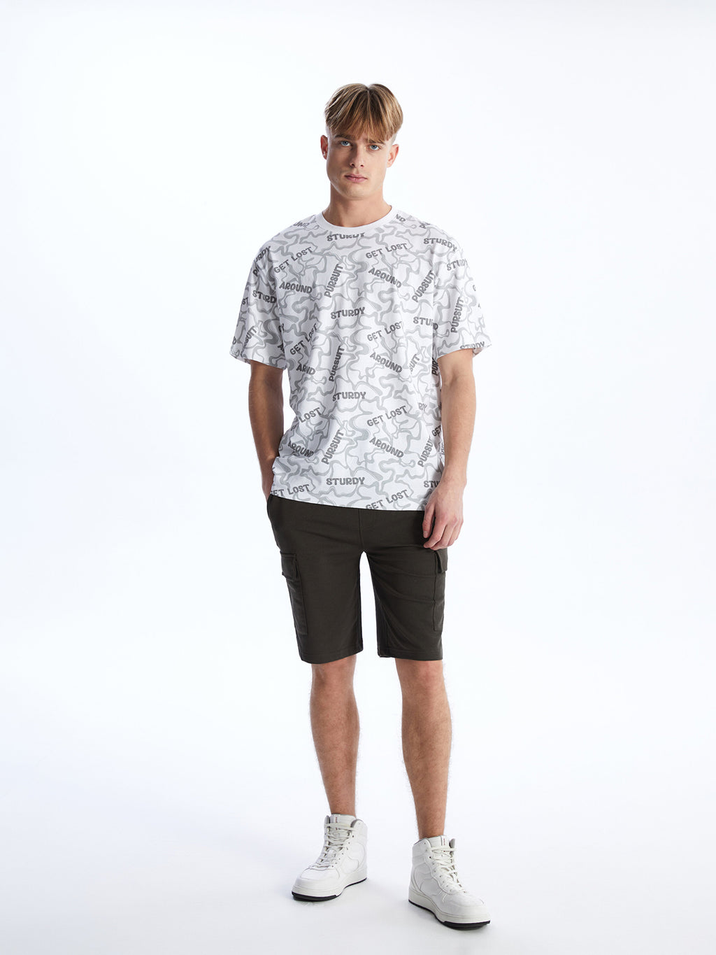 Standard Fit Men Bermuda Shorts