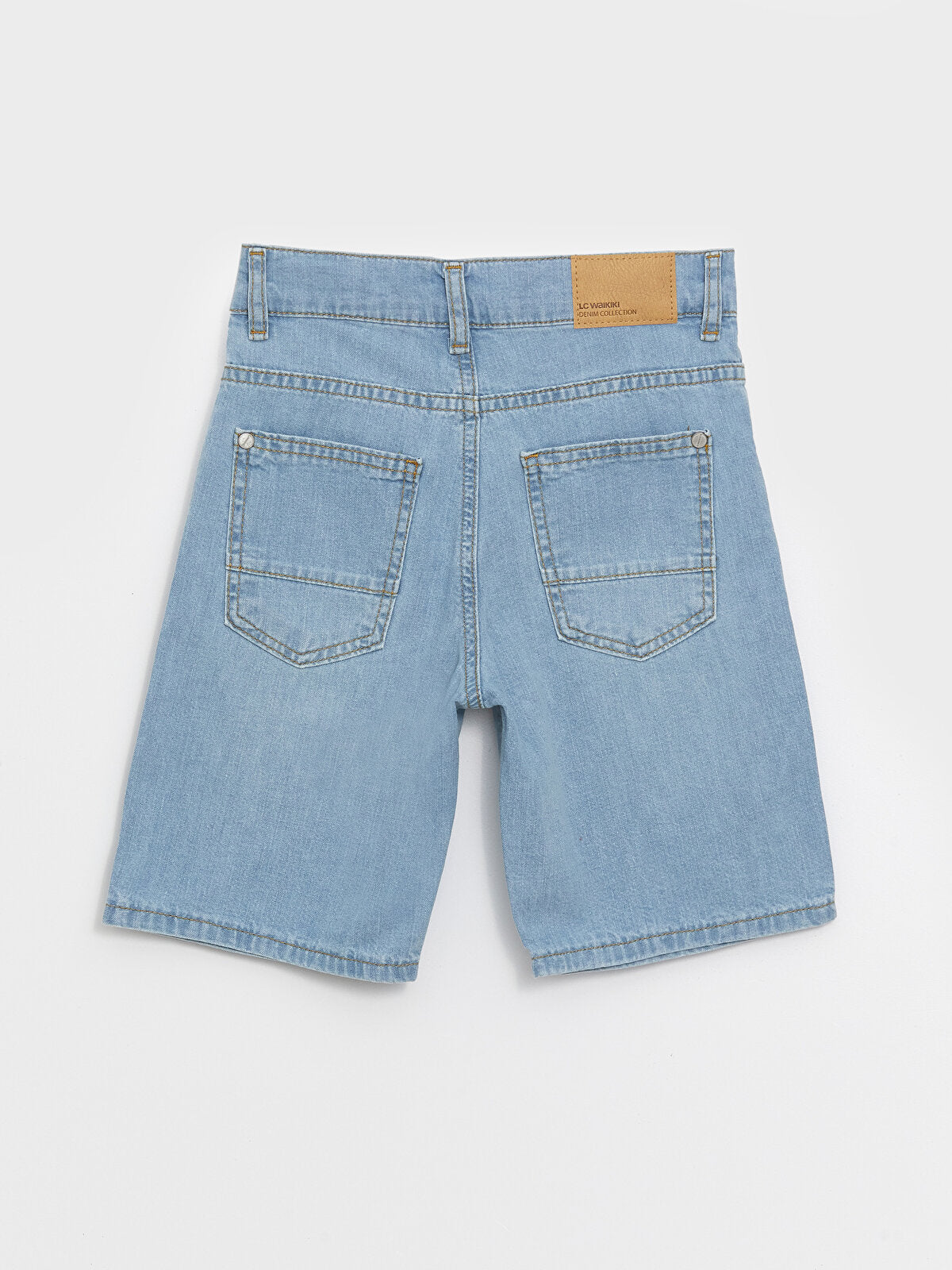 Ripped Detailed Boy Jean Shorts