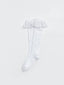 Lace Detailed Girls Knee High Socks