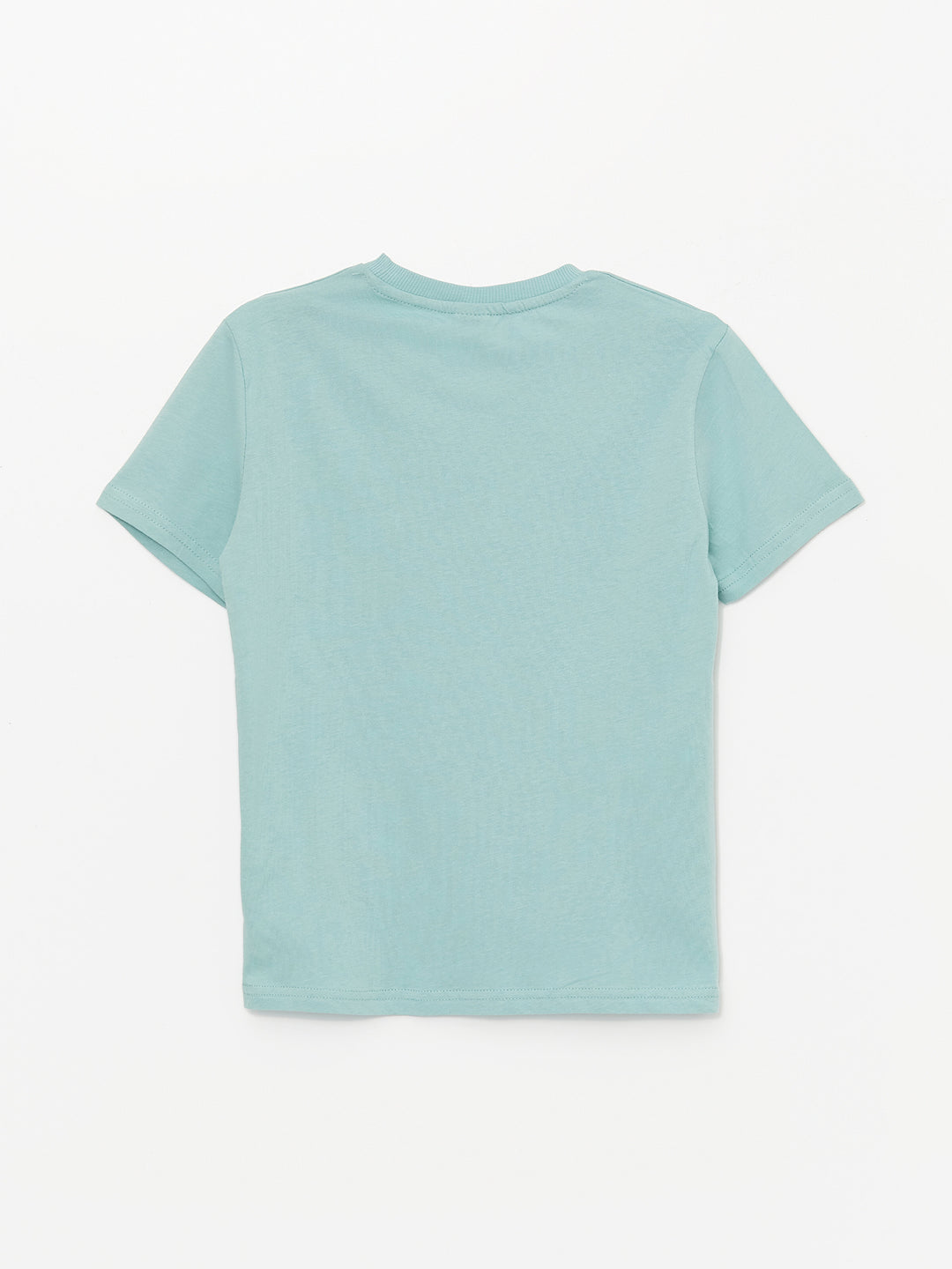 Crew Neck Printed Short Sleeve Boys' T-Shirt