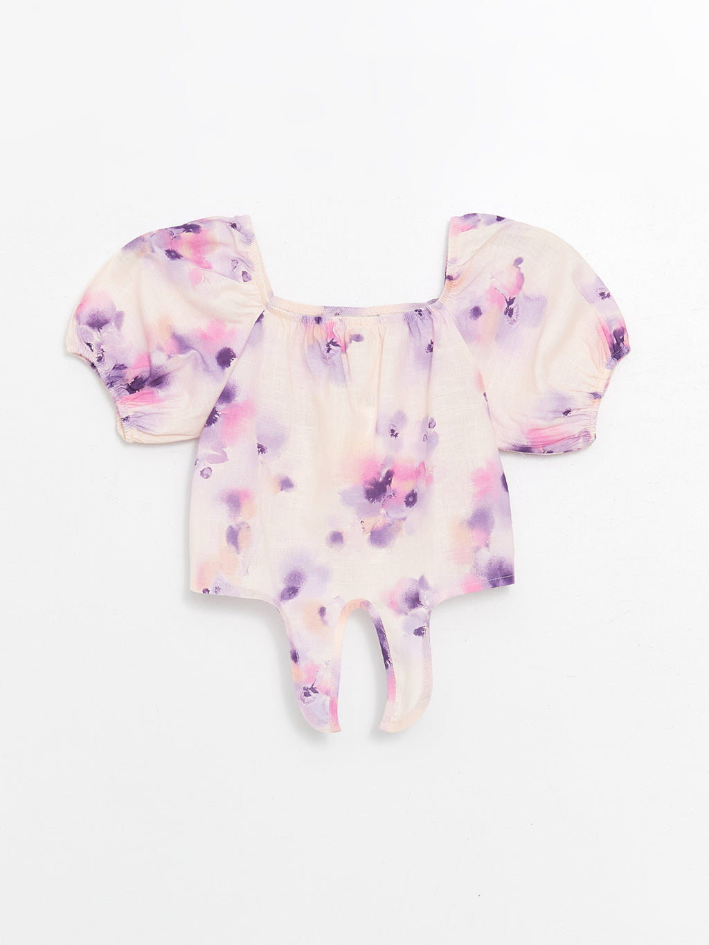 Square Neck Girl Crop Blouse