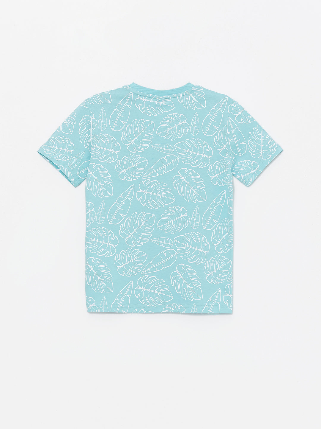 Crew Neck Printed Short Sleeve Boys' T-Shirt