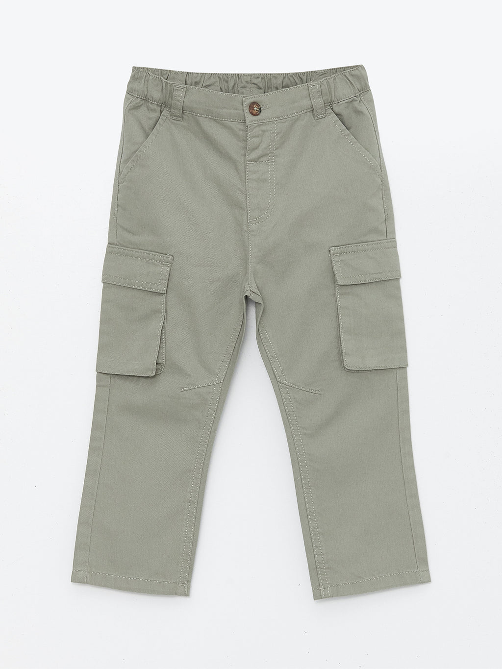 Baby Boy Cargo Pants with Elastic Waist