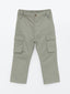 Baby Boy Cargo Pants with Elastic Waist