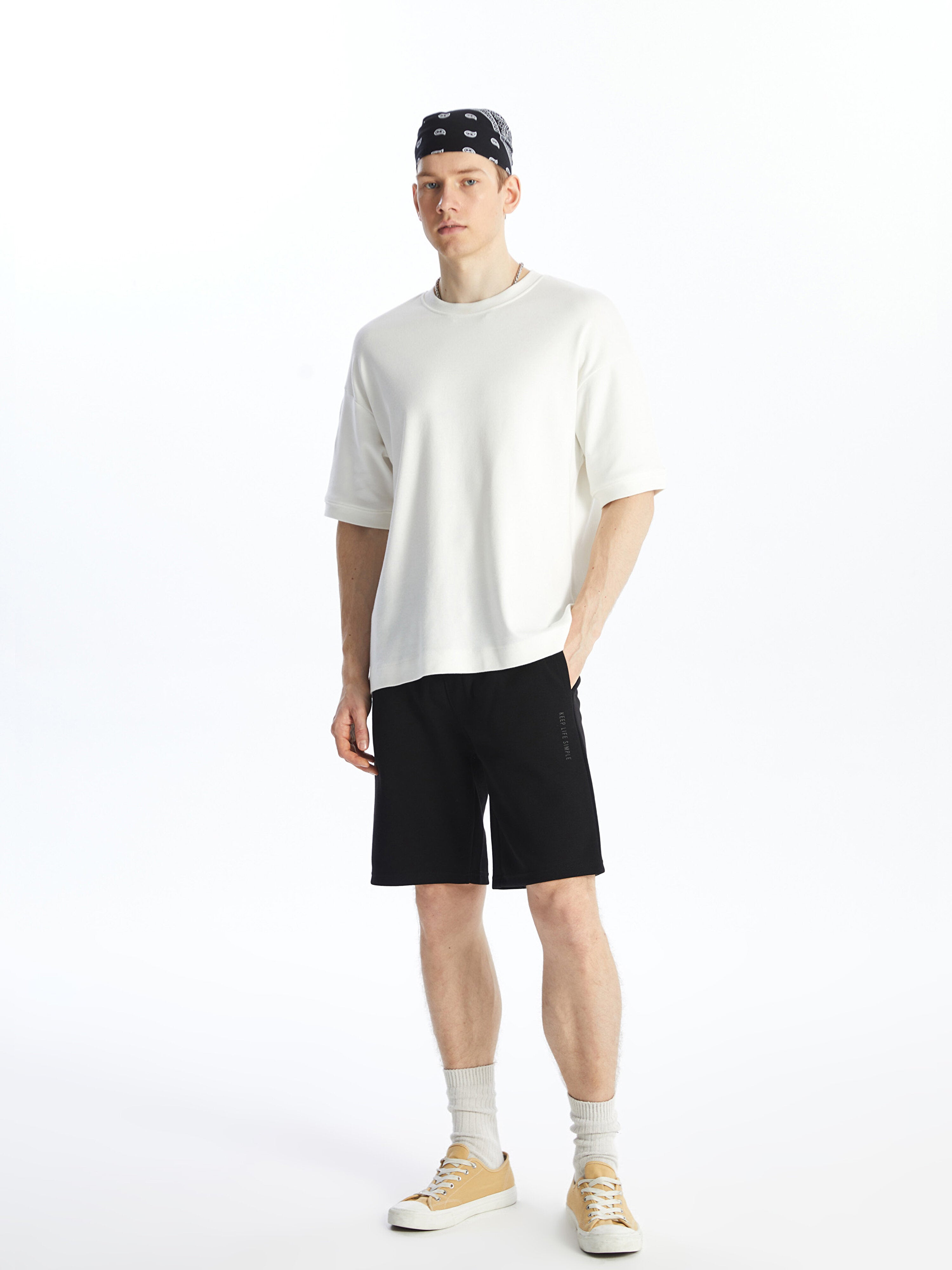 Slim Fit Men Bermuda Shorts