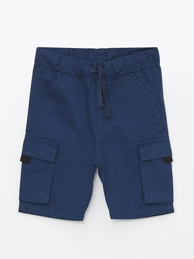 Baby Boy Shorts with Elastic Waist Hover Image