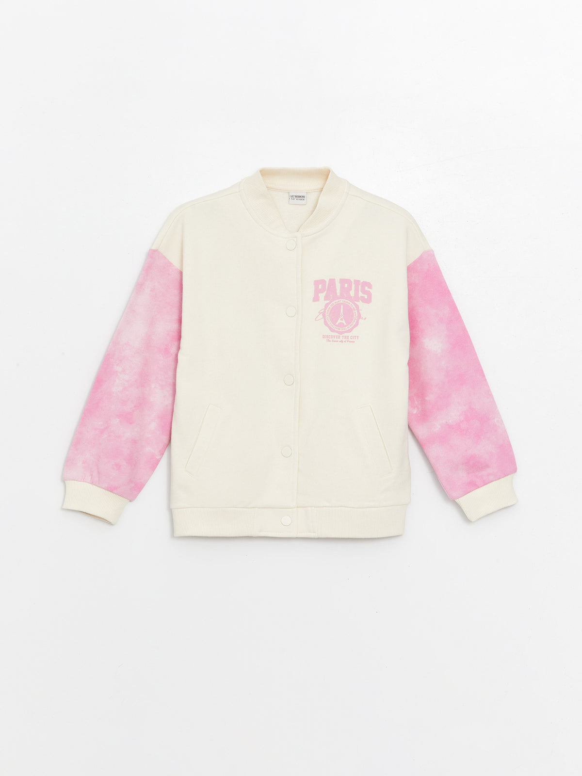 Printed Long Sleeve Girls College Jacket