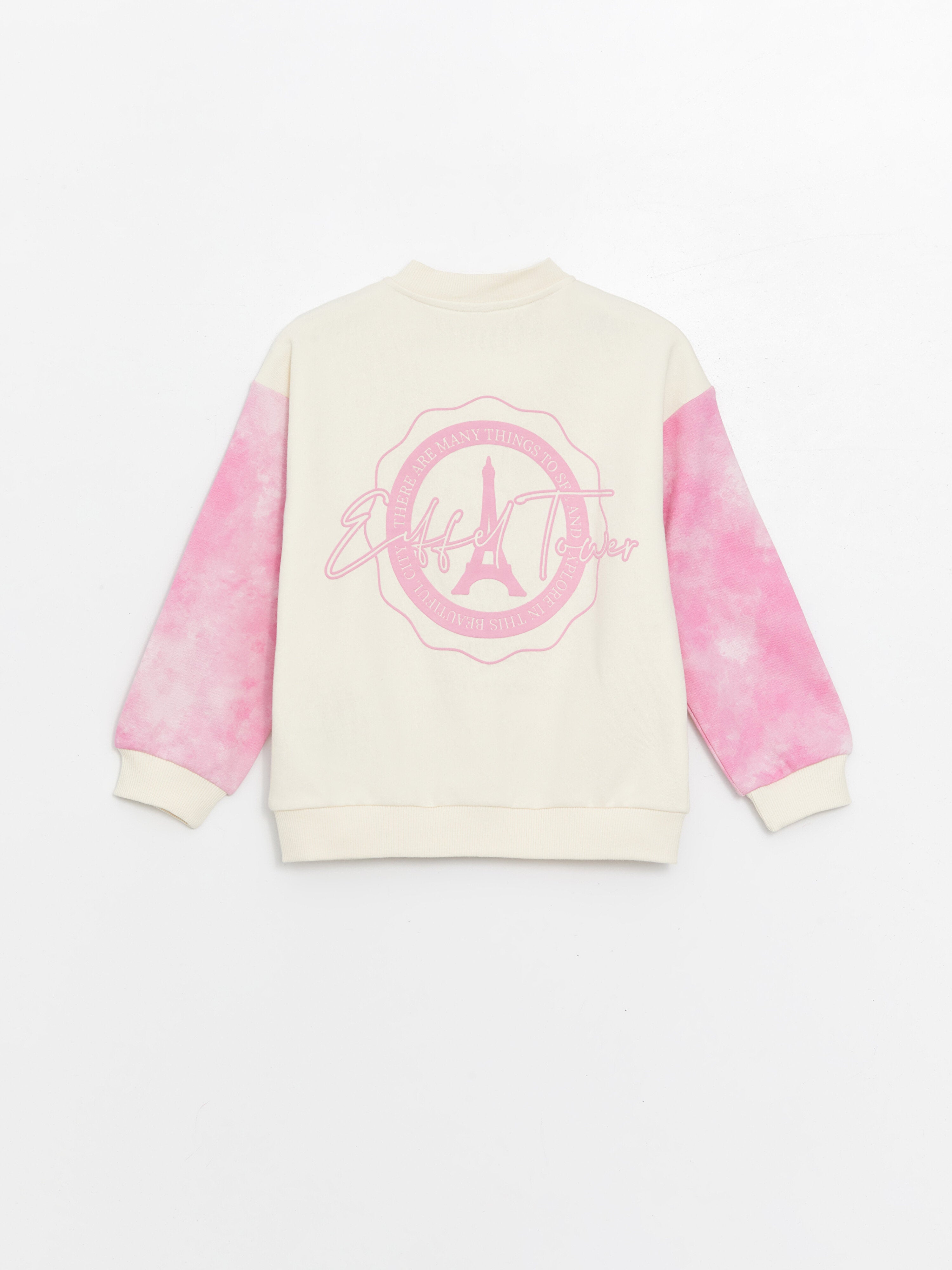 Printed Long Sleeve Girls College Jacket