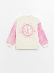 Printed Long Sleeve Girls College Jacket