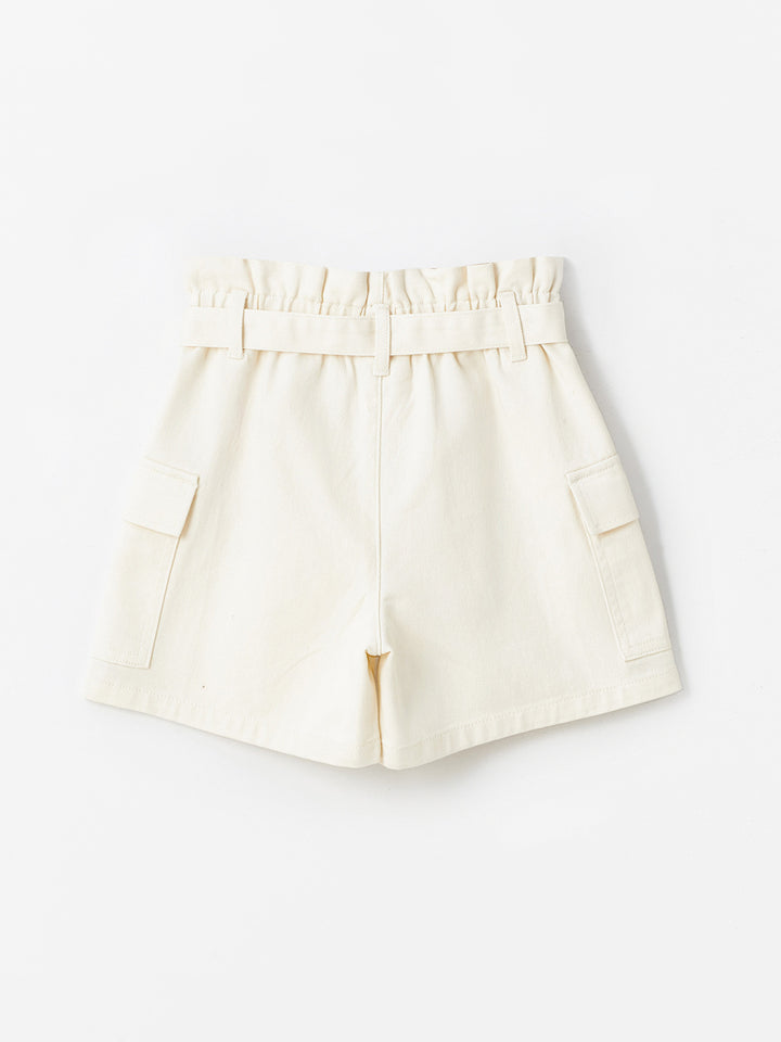 Girls Shorts with Elastic Waist