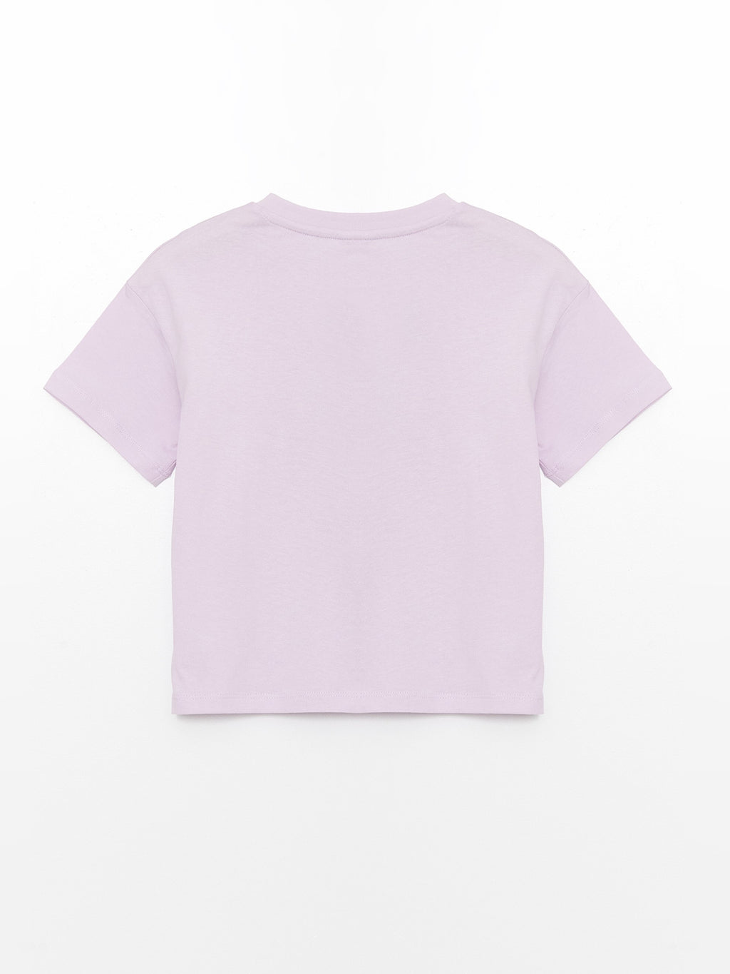 Crew Neck Printed Short Sleeve Girls T-Shirt