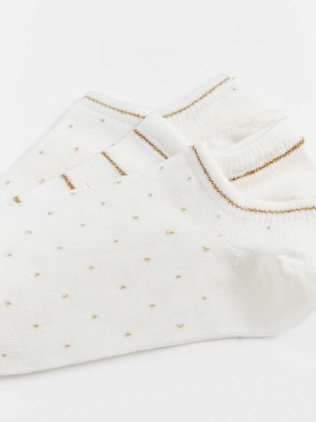 Patterned Women Booties Socks 3 Pack