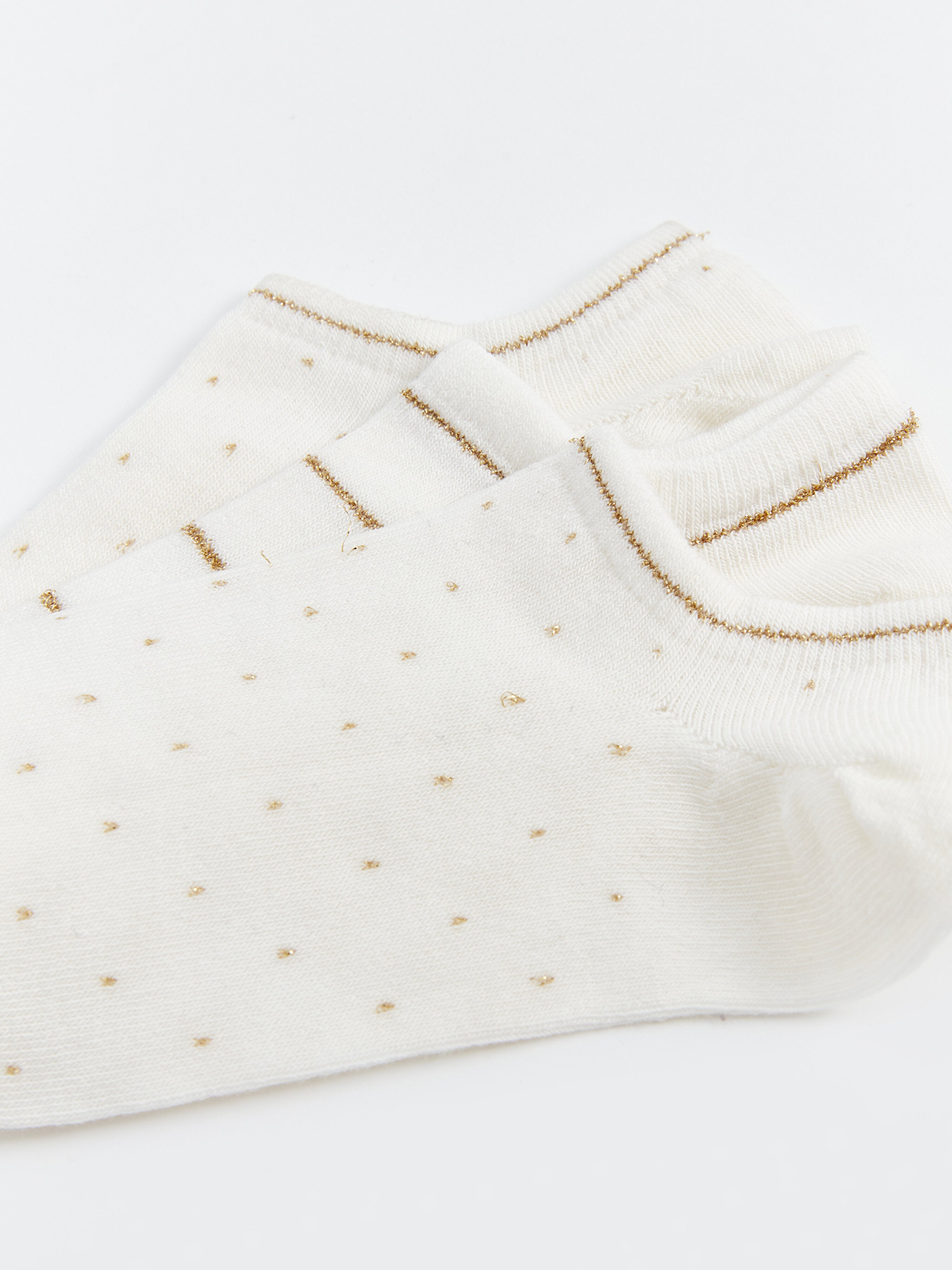 Patterned Women Booties Socks 3 Pack