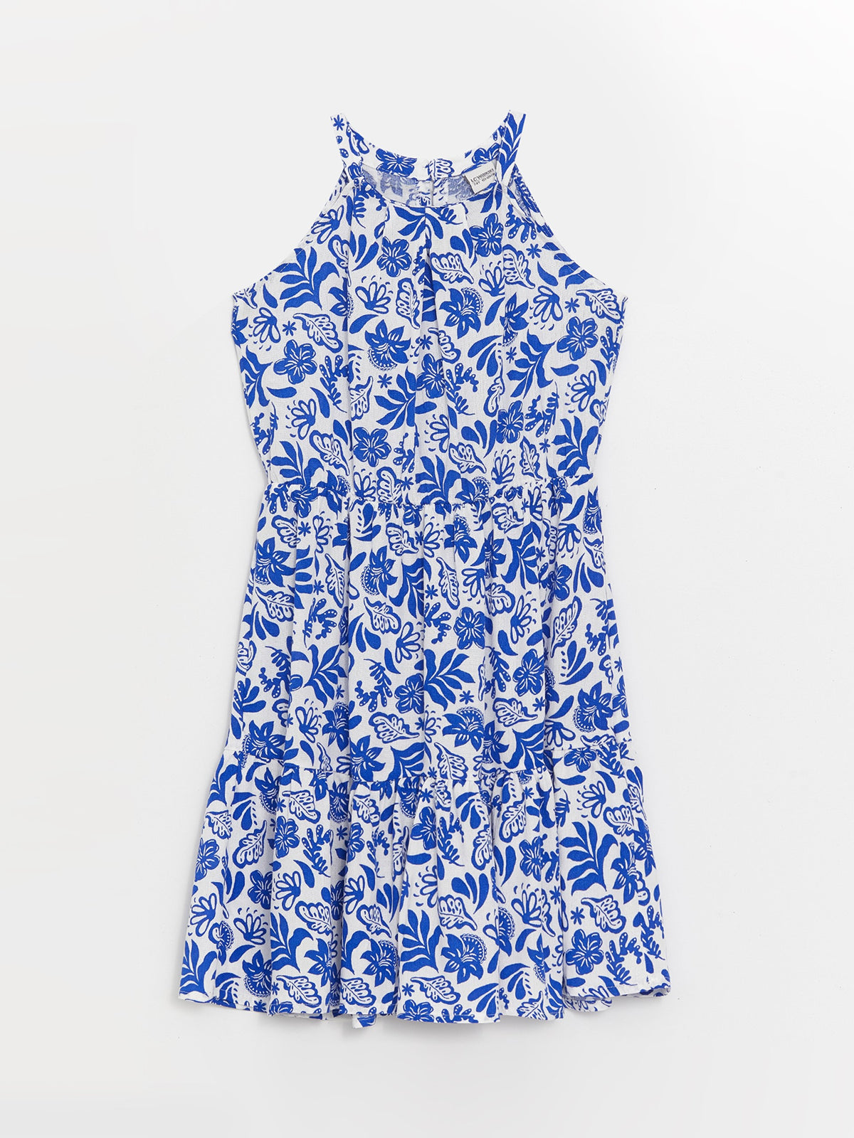 Halter Neck Floral Girls Dress