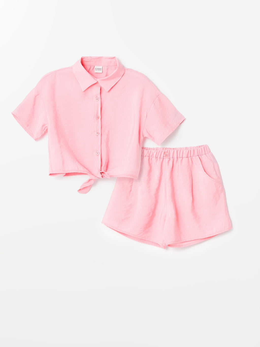 Short Sleeve Girls Shirt and Shorts