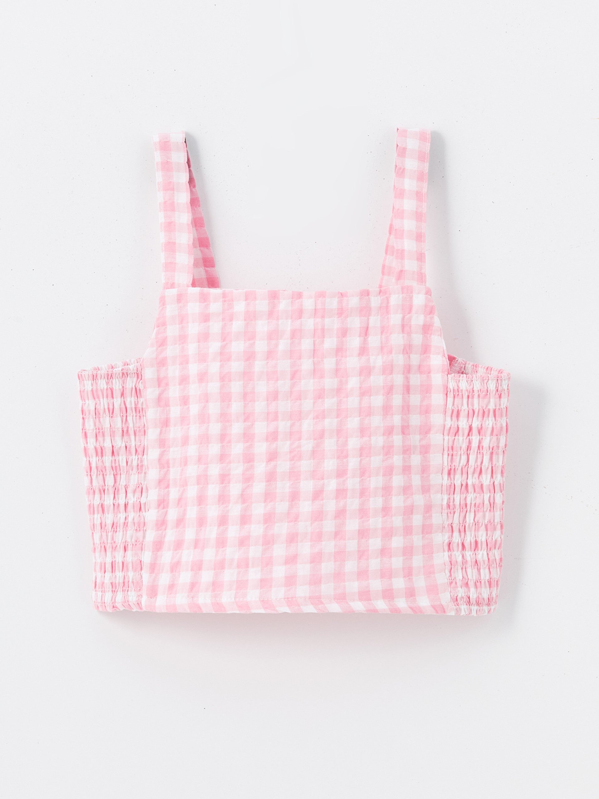 Square Neck Girls Blouse and Shorts Skirt