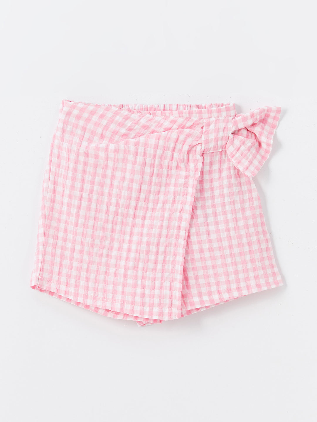 Square Neck Girls Blouse and Shorts Skirt