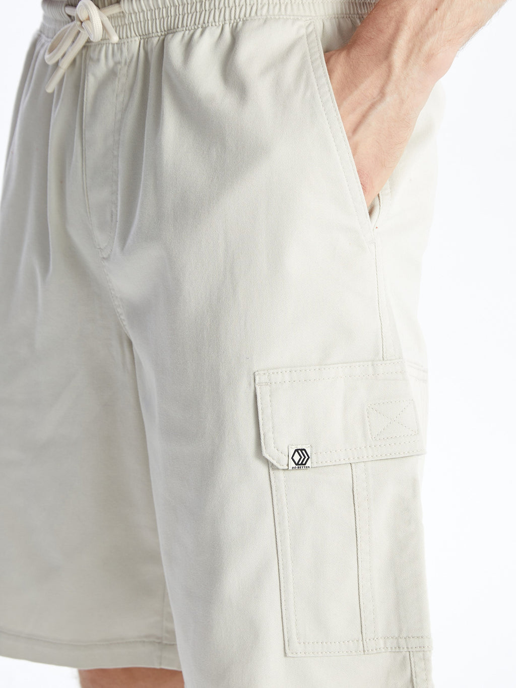 Standard Fit Gabardine Men Bermuda Shorts