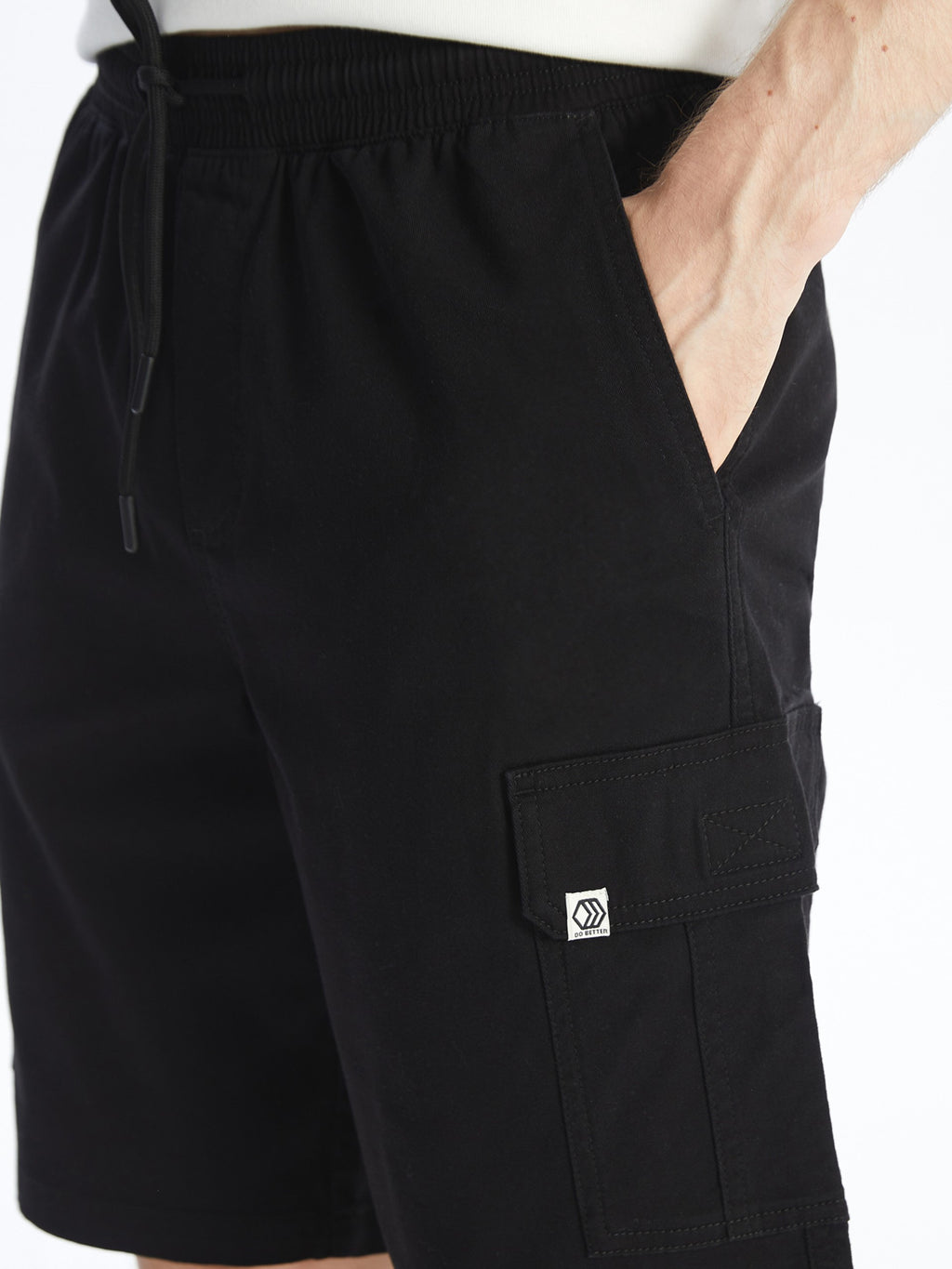 Standard Fit Gabardine Men Bermuda Shorts