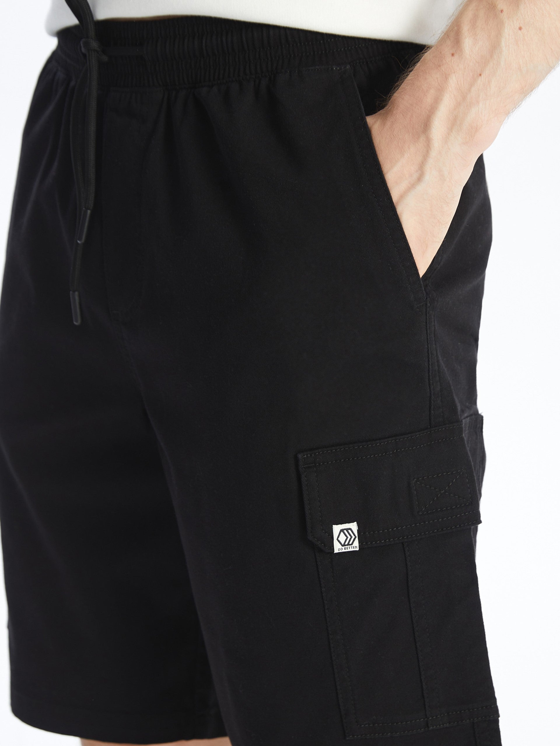 Standard Fit Gabardine Men Bermuda Shorts