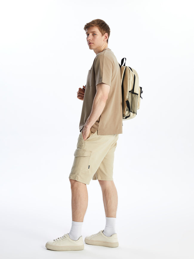 Slim Fit Men Cargo Shorts Hover Image