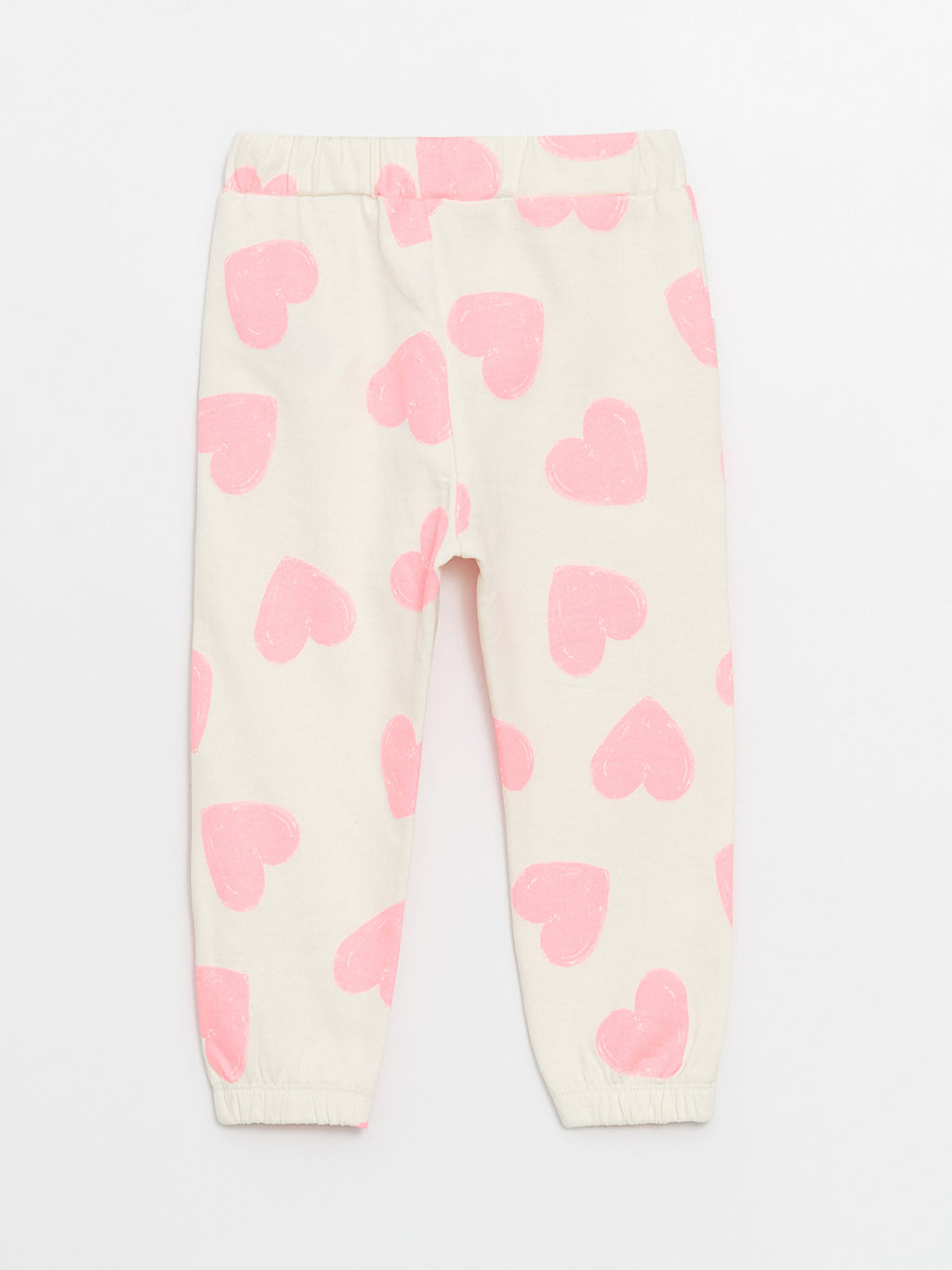 Printed Baby Girls Tracksuit Bottom With Elastic Waist