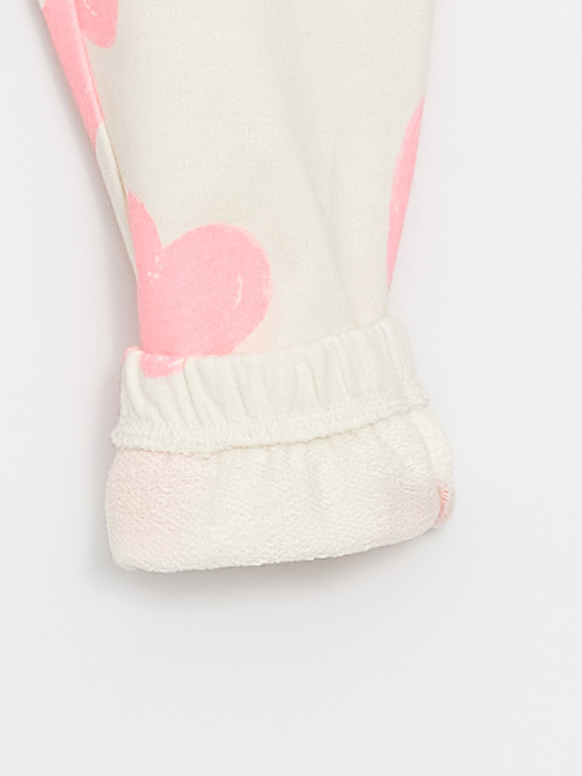 Printed Baby Girls Tracksuit Bottom With Elastic Waist