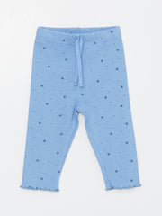 Patterned Baby Girls Tights With Elastic Waist