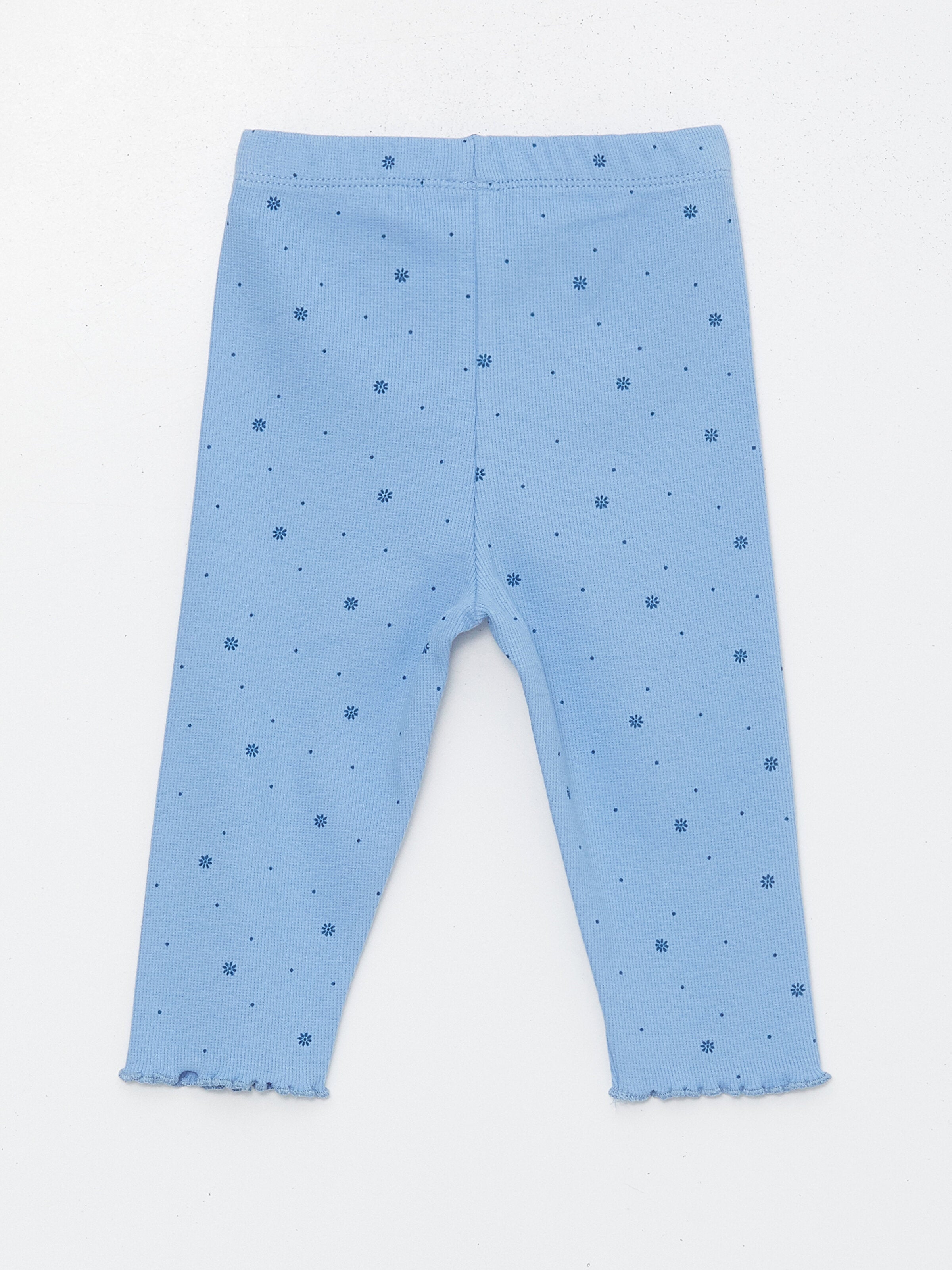 Patterned Baby Girls Tights With Elastic Waist