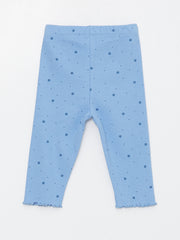 Patterned Baby Girls Tights With Elastic Waist
