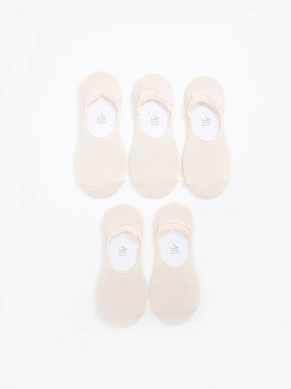 Women Flat Ballerina Socks 5 Pack