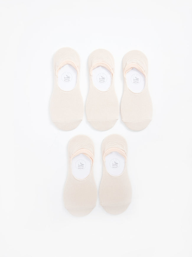 Women Flat Ballerina Socks 5 Pack Hover Image