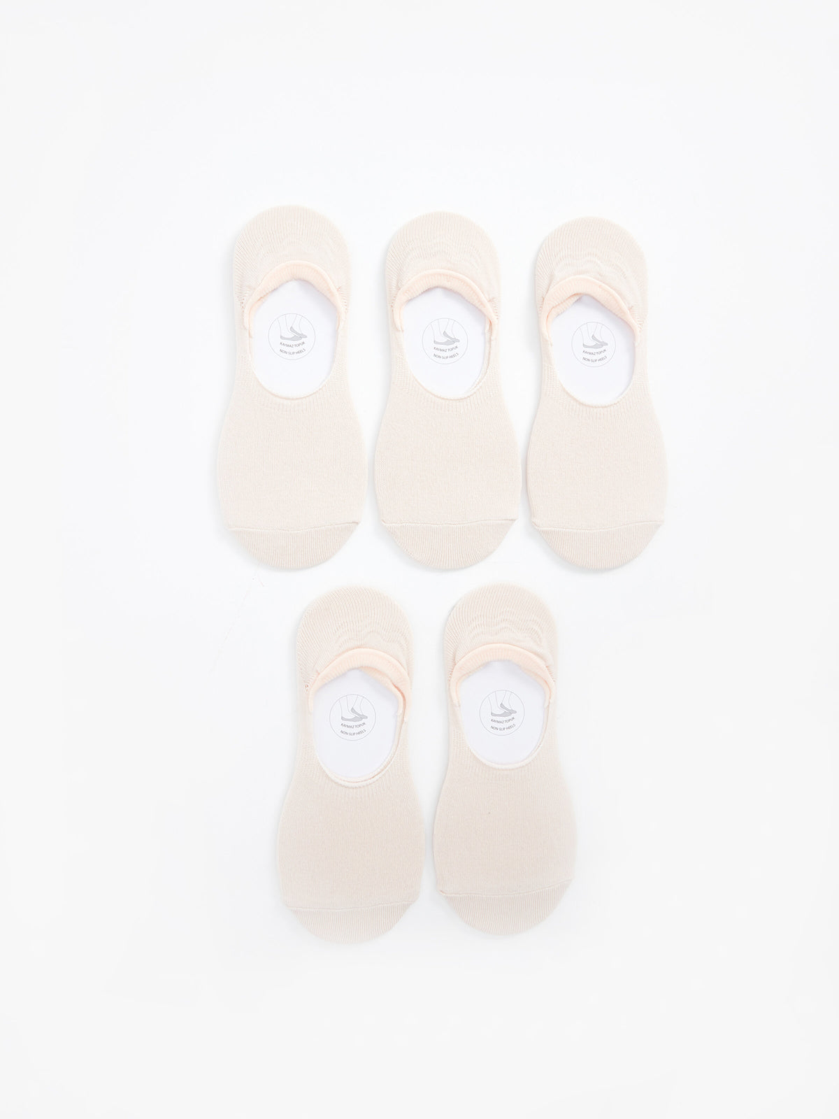 Women Flat Ballerina Socks 5 Pack