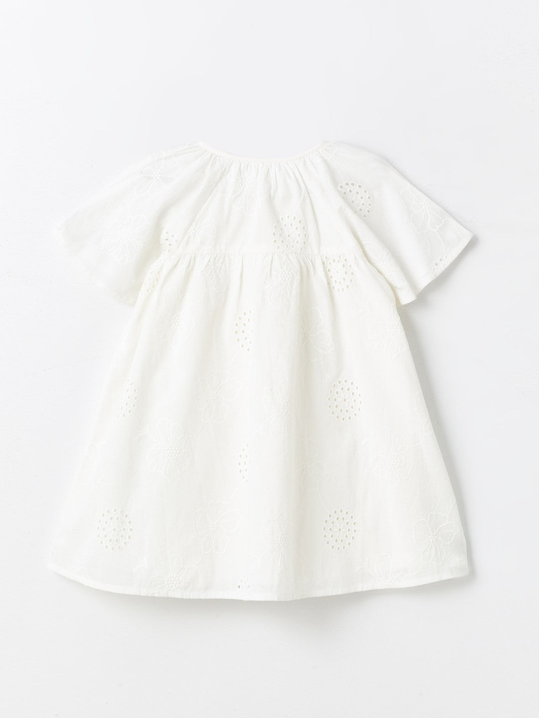 Crew Neck Baby Girl Lace Dress