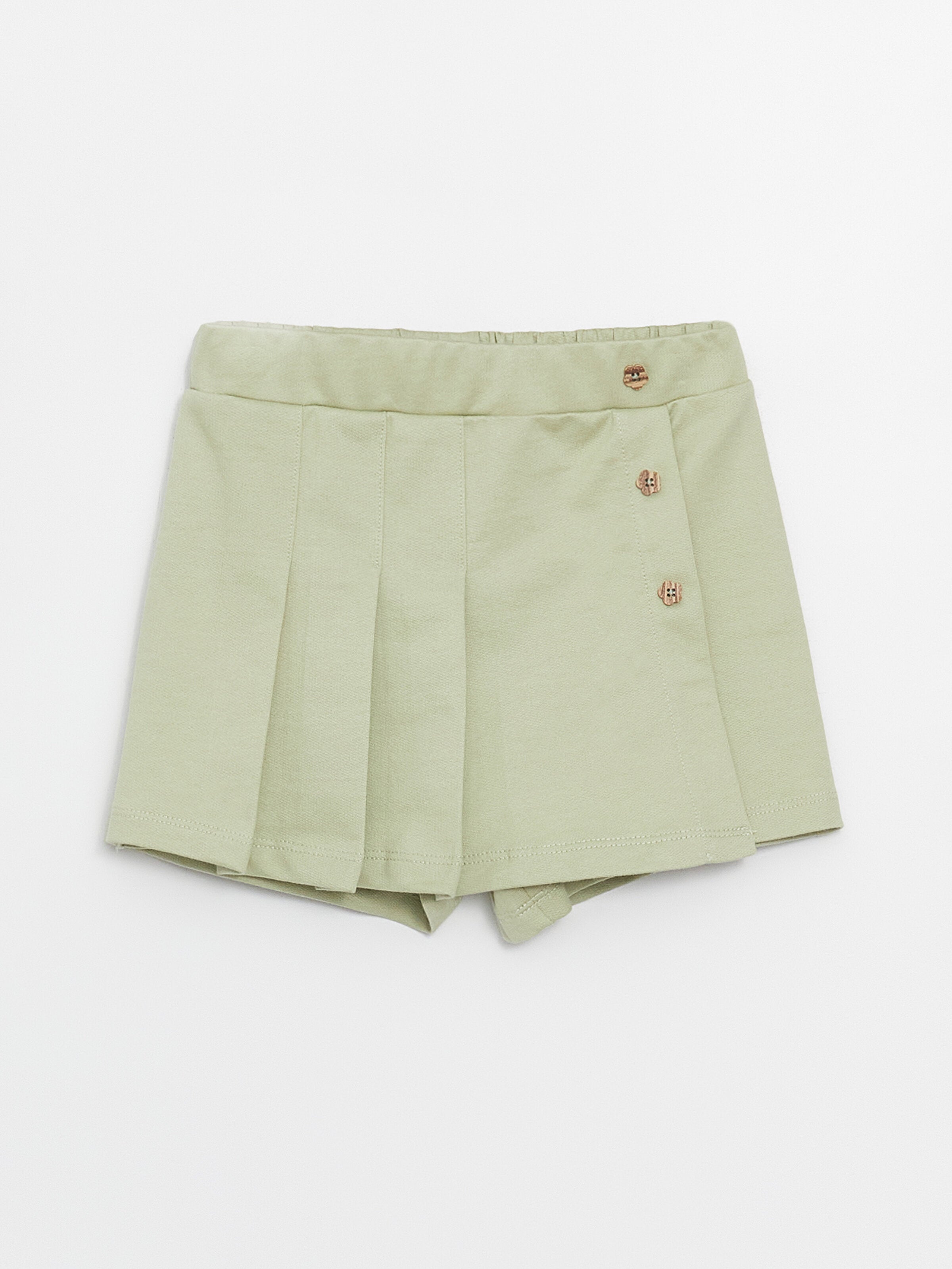 Baby Girls Shorts Skirt With Elastic Waist