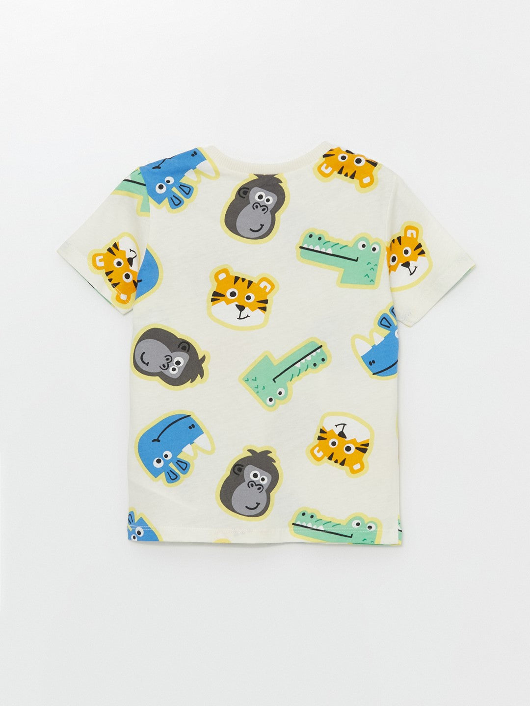 Crew Neck Short Sleeve Printed Baby Boy T-Shirt 3-Pack