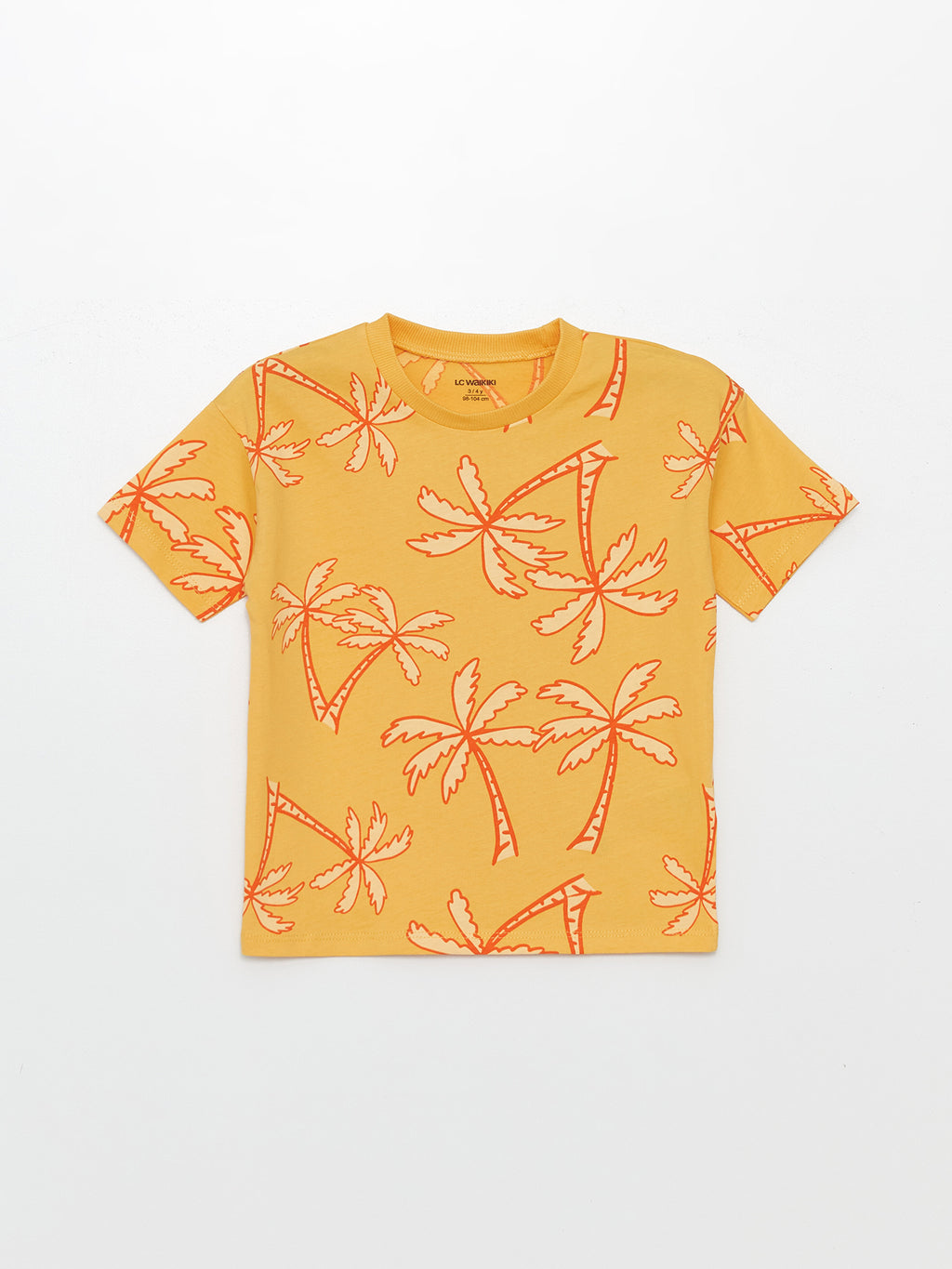 Crew Neck Short Sleeve Printed Baby Boy T-Shirt, Pack of 2