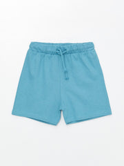 Basic Baby Boy Shorts with Elastic Waist, 2-pack