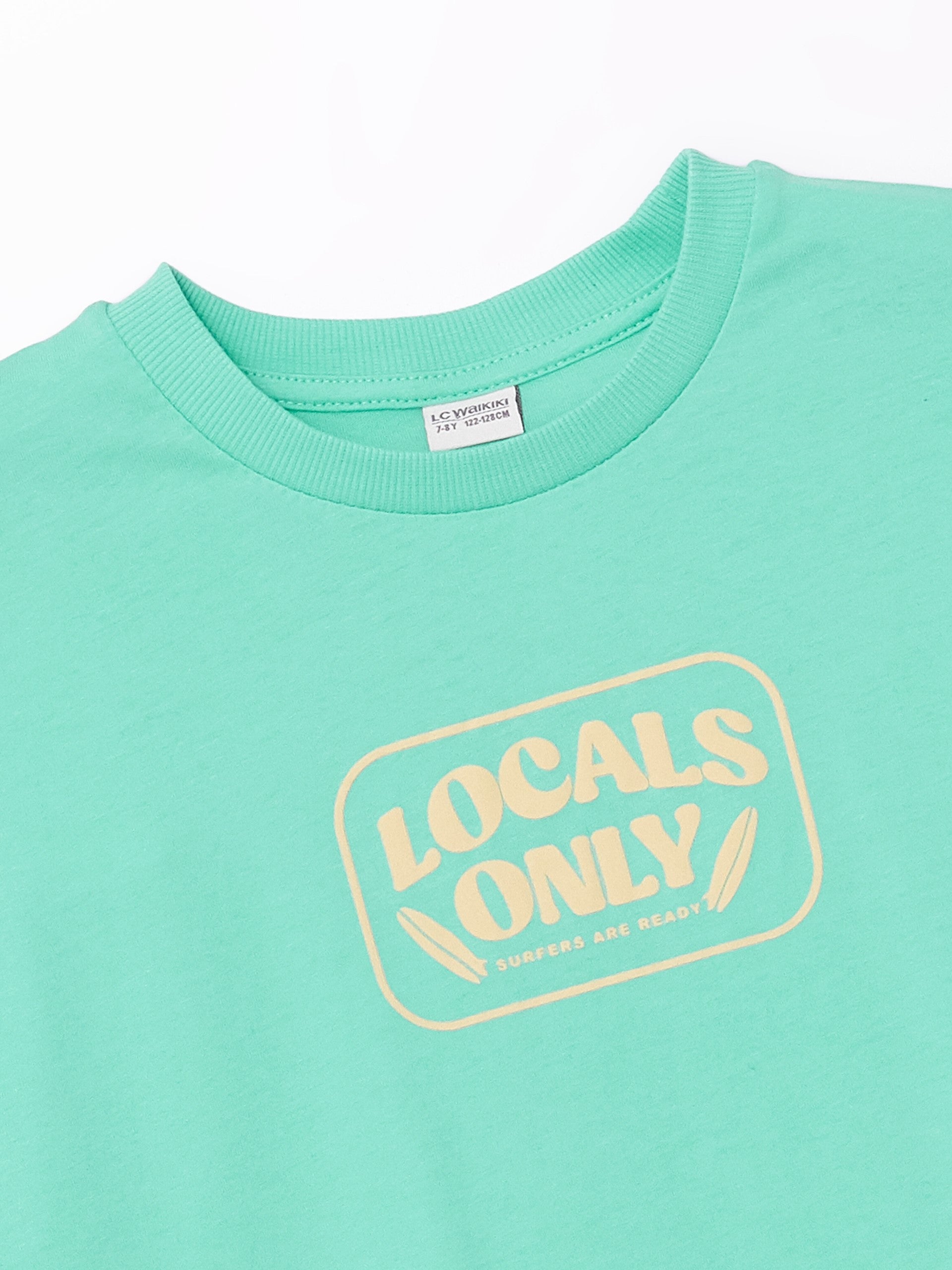 Comfortable Crew Neck Printed Boys T-Shirt