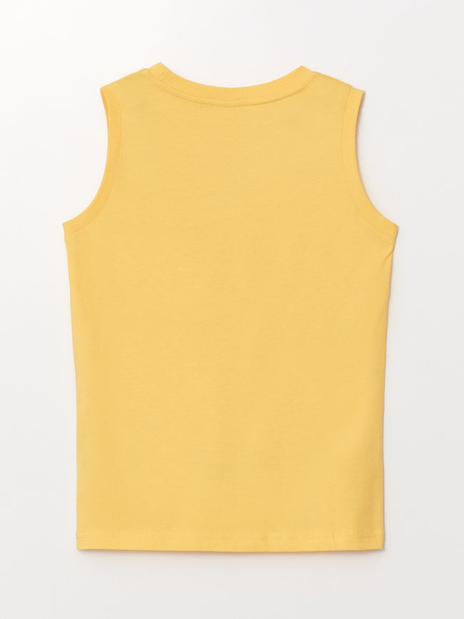 Comfortable Crew Neck Printed Boy's Undershirt Main Image