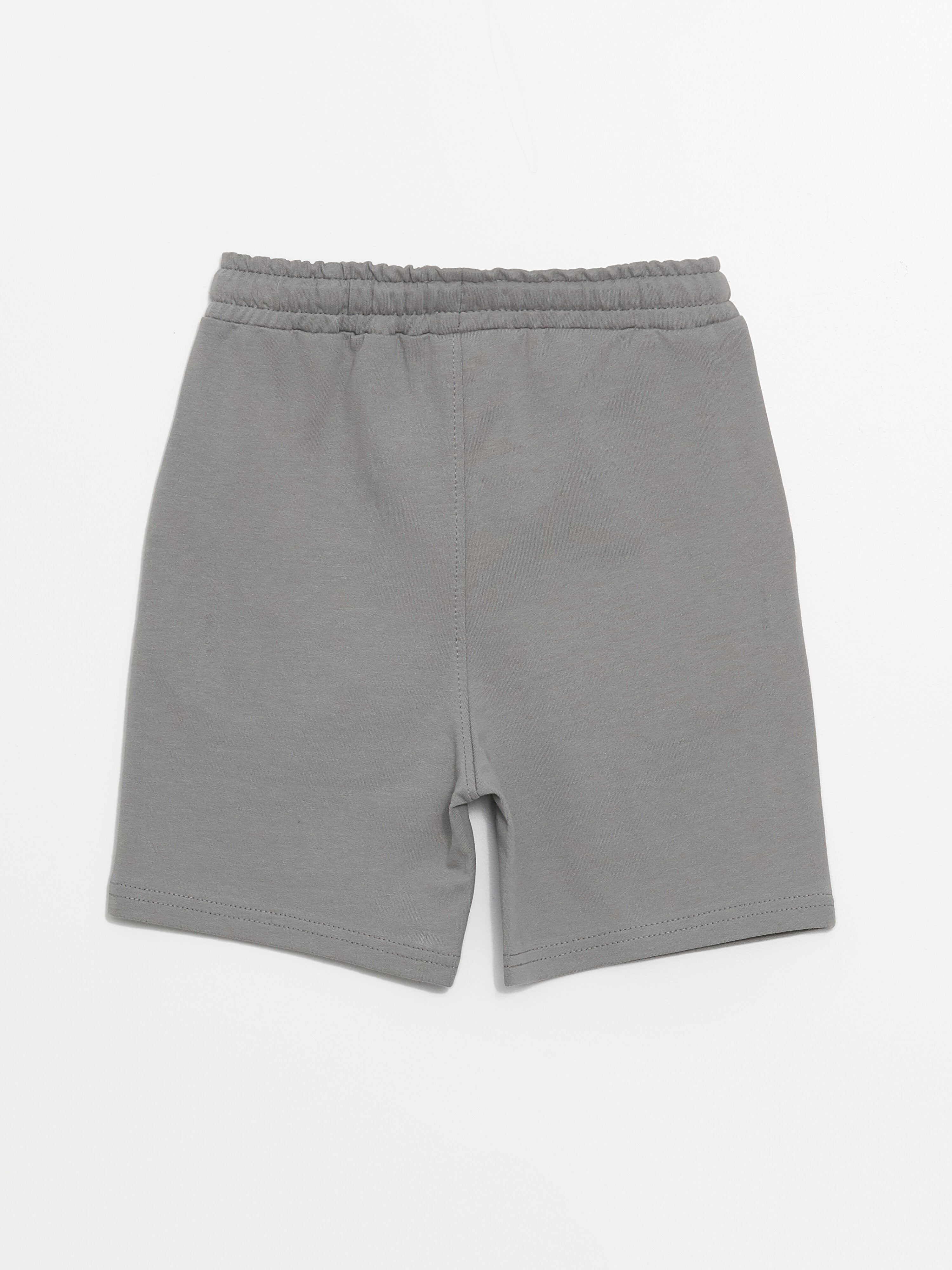 Printed Boys' Shorts with Elastic Waist
