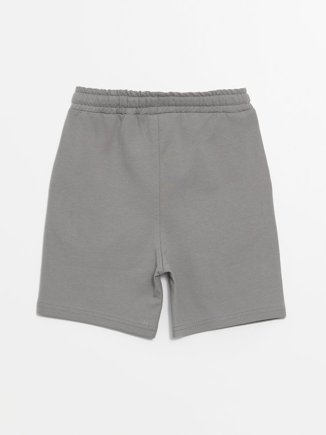 Printed Boys' Shorts with Elastic Waist Main Image