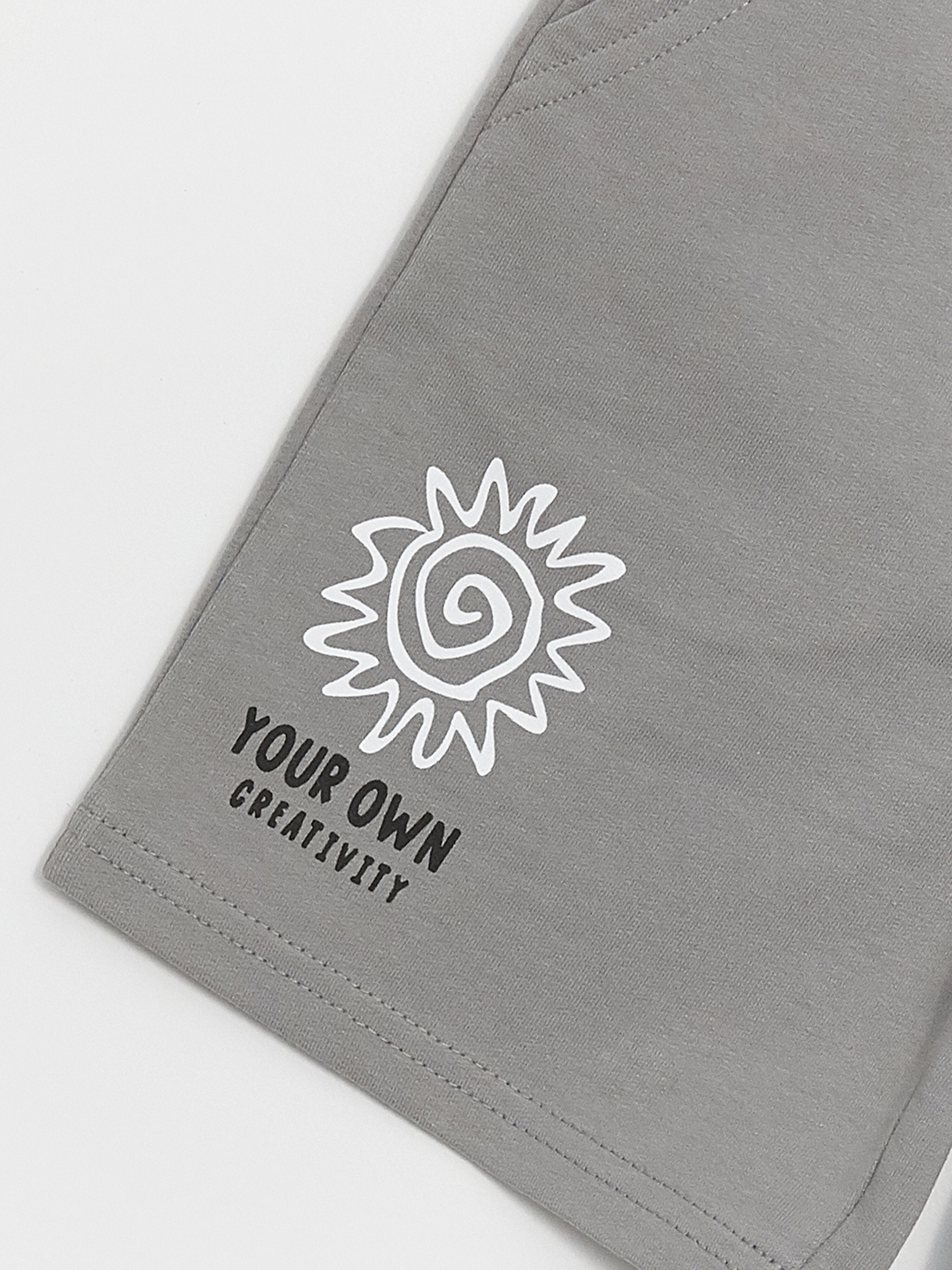 Printed Boys' Shorts with Elastic Waist