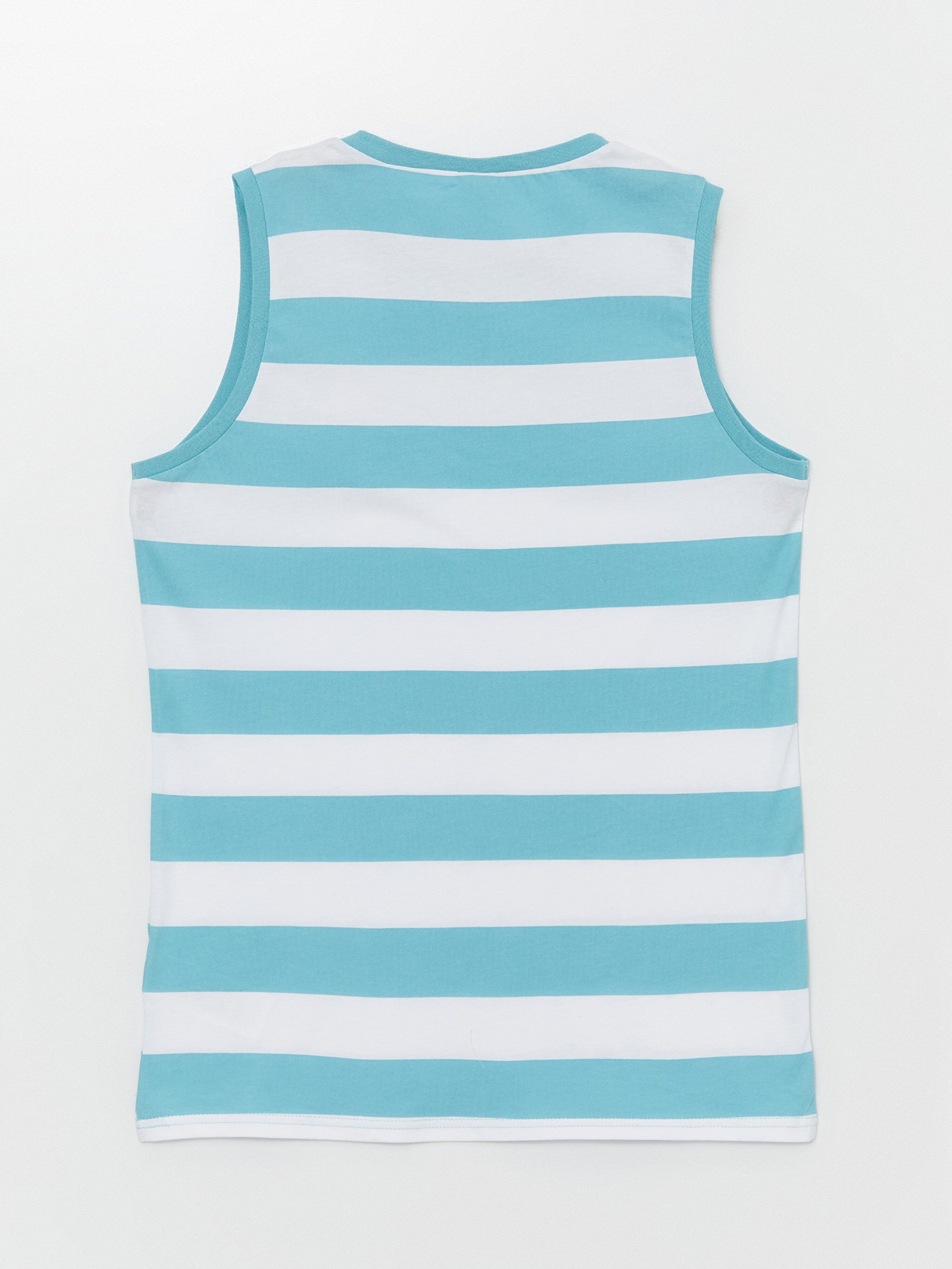 Crew Neck Striped Boy Undershirt