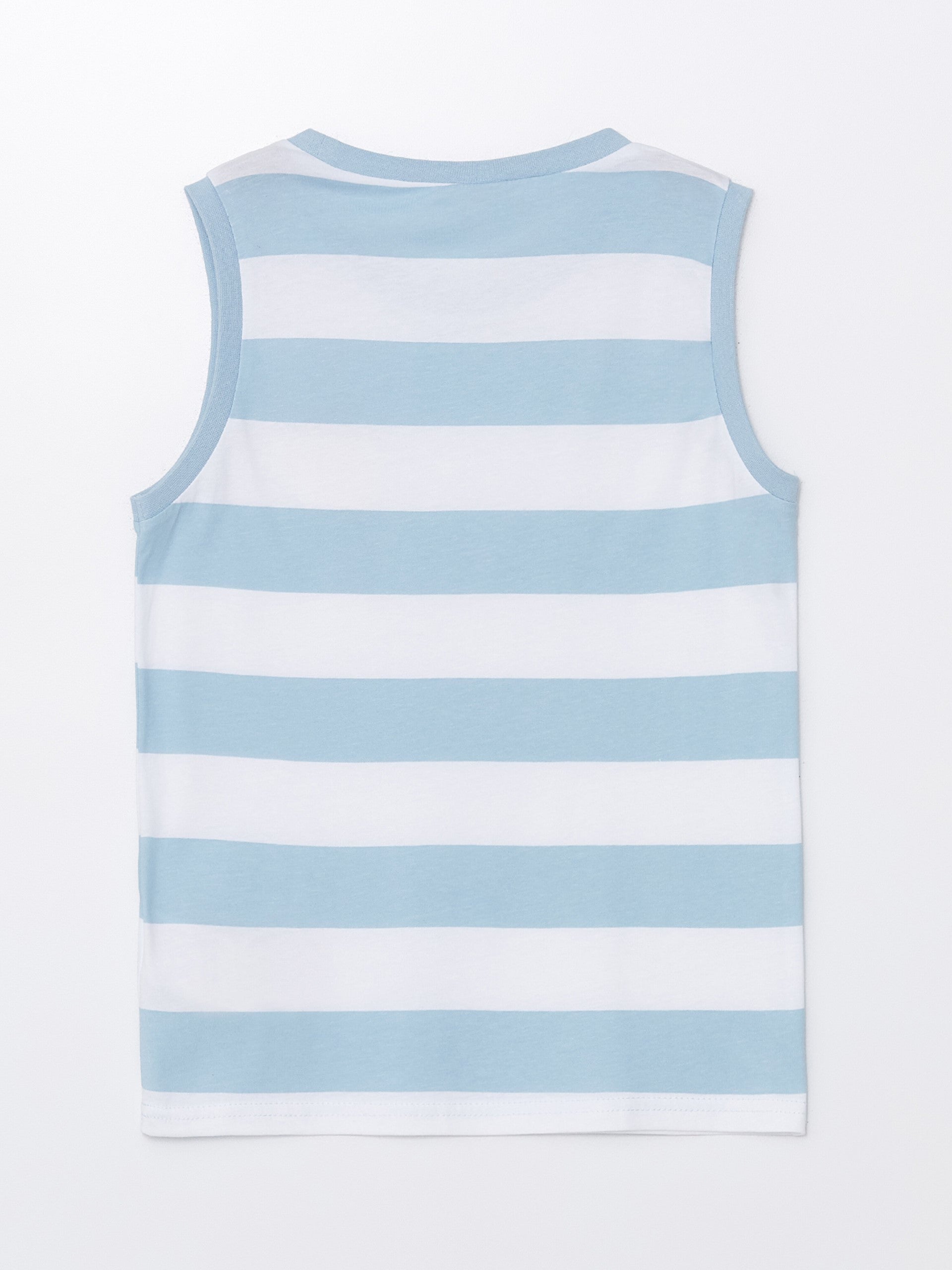 Crew Neck Striped Boy Undershirt