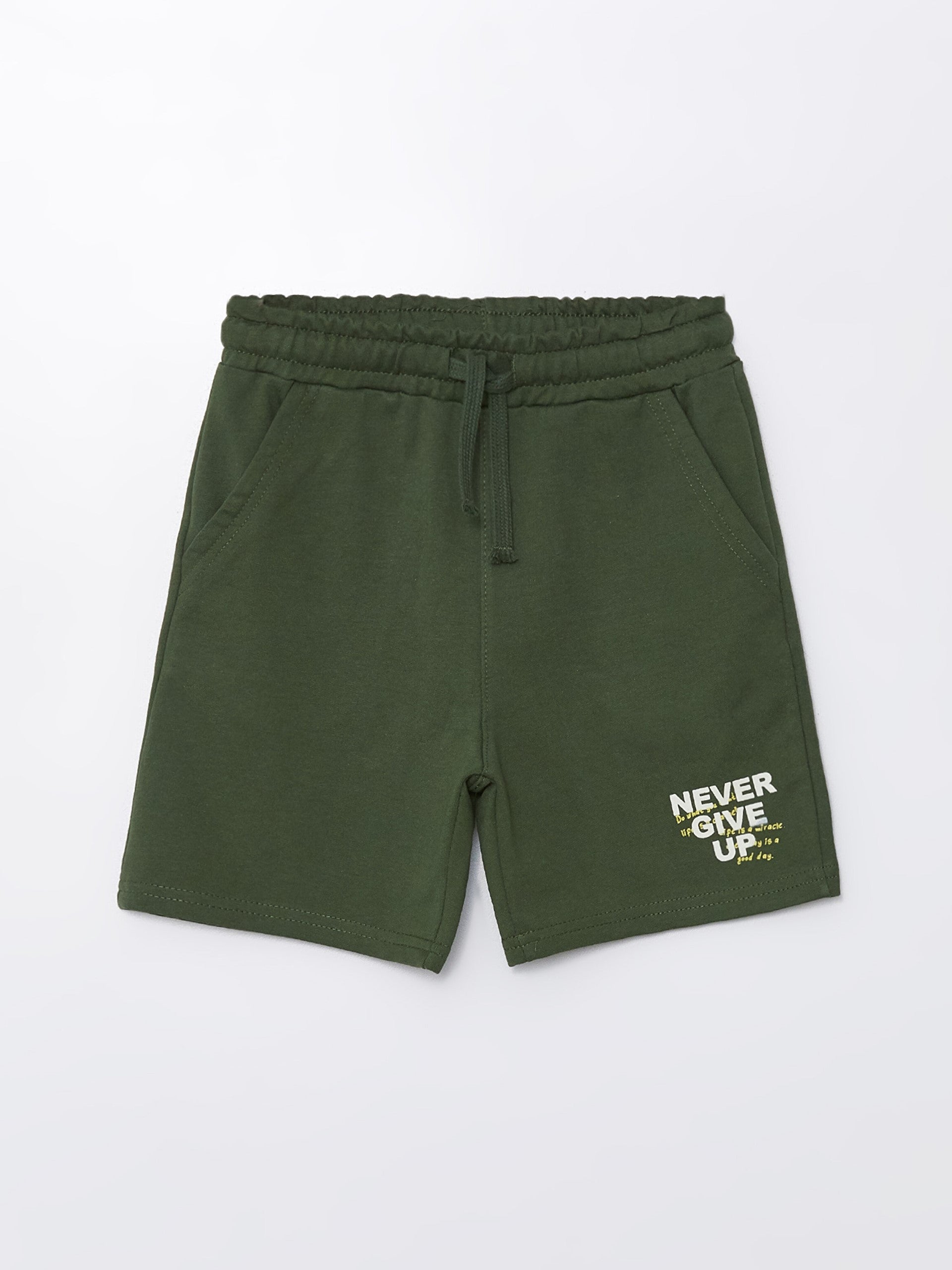 Printed Boys Shorts with Elastic Waist