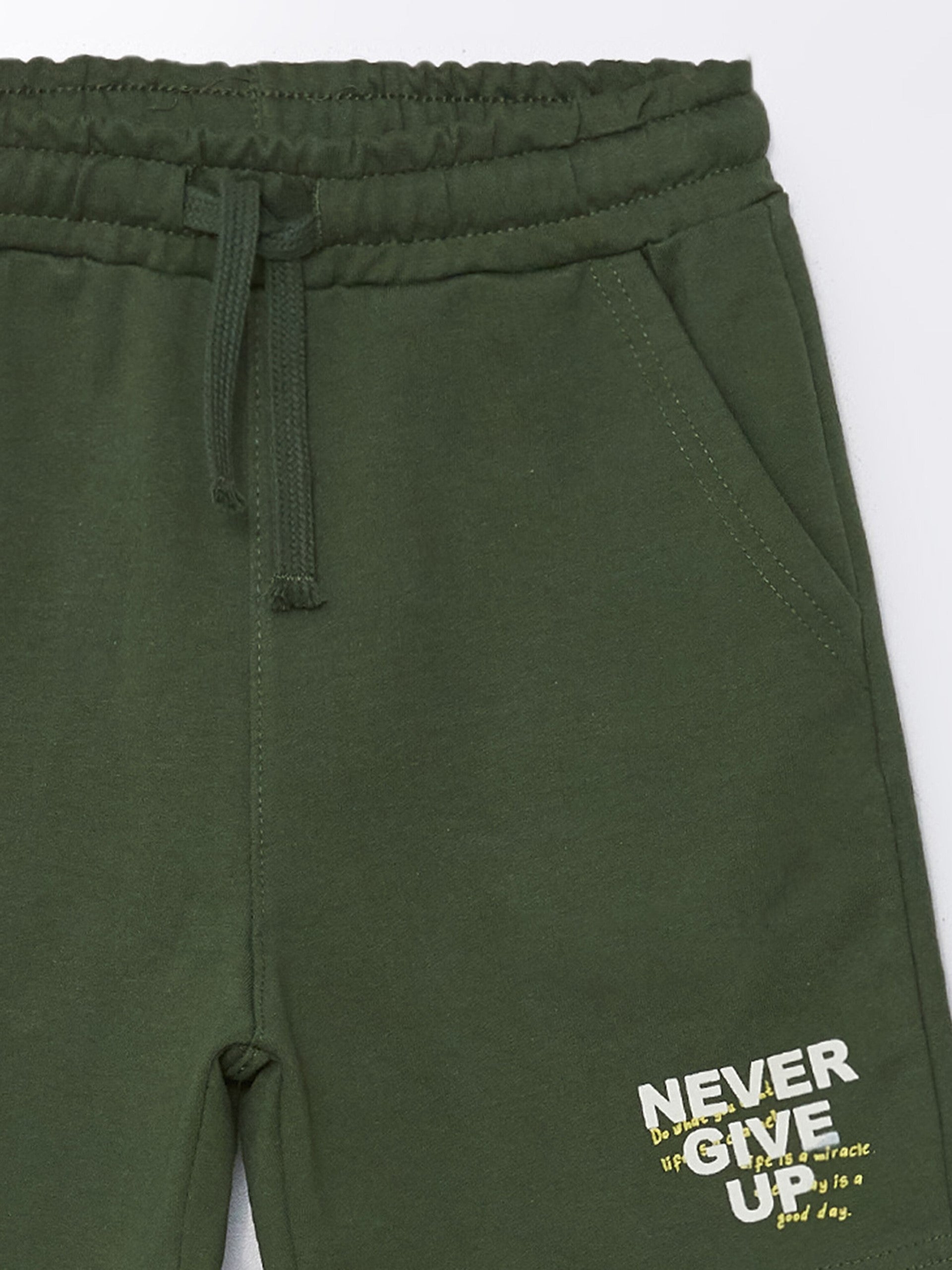 Printed Boys Shorts with Elastic Waist