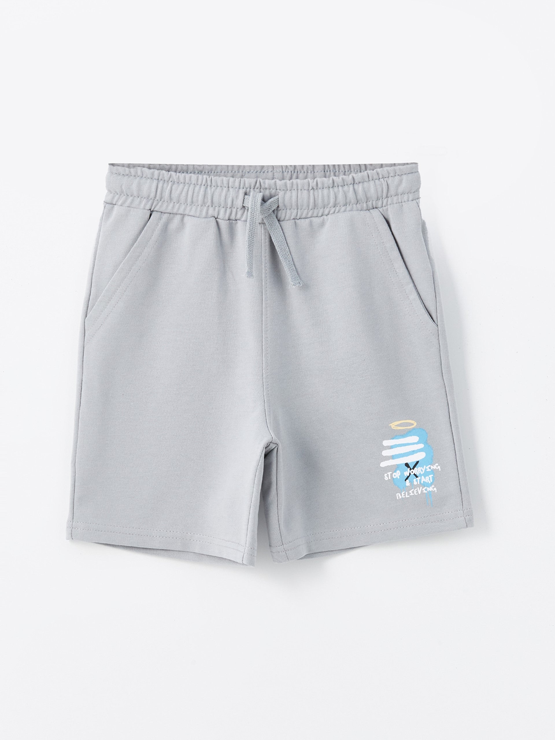 Printed Boys Shorts with Elastic Waist