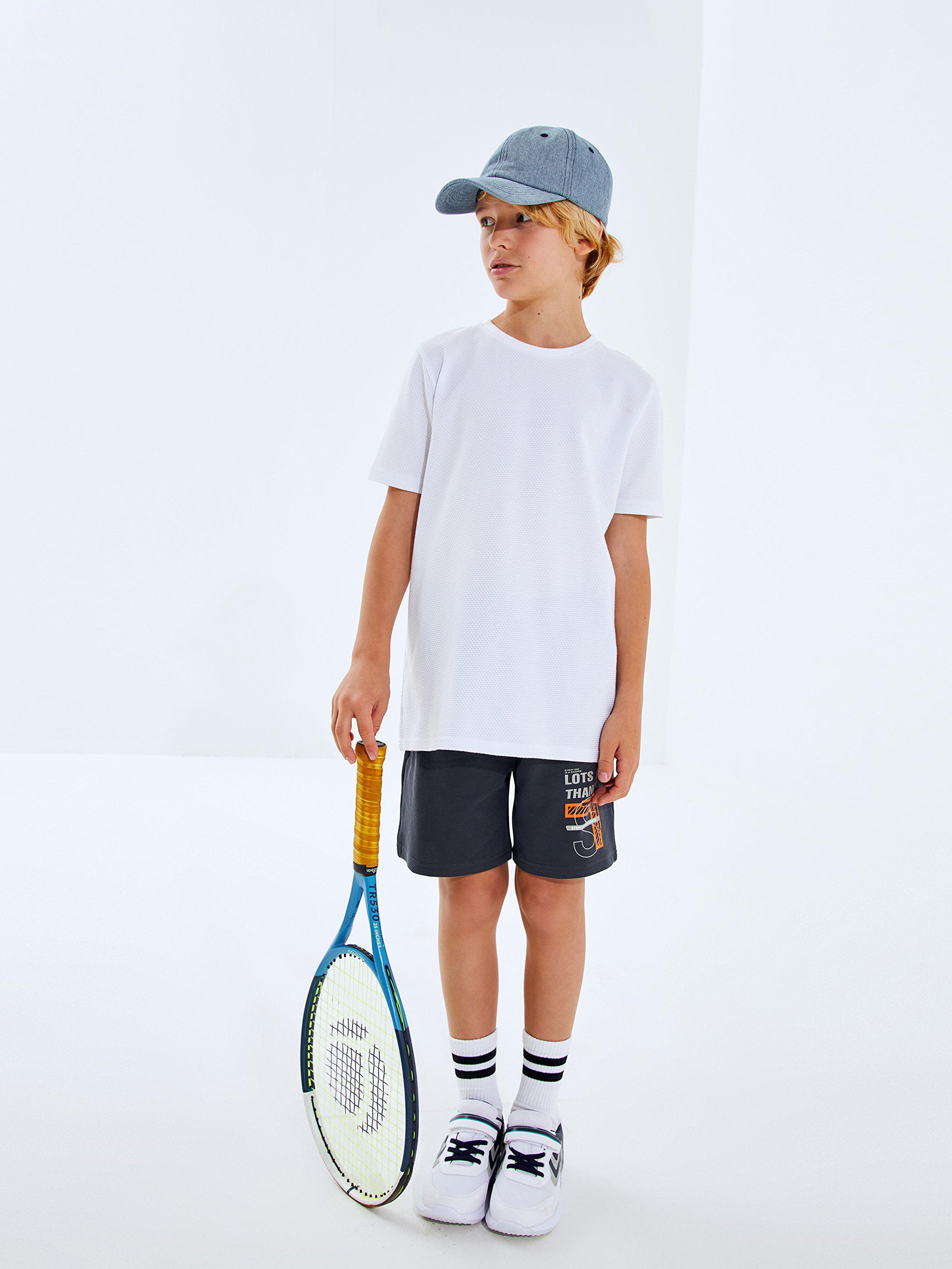 Printed Boys' Shorts with Elastic Waist