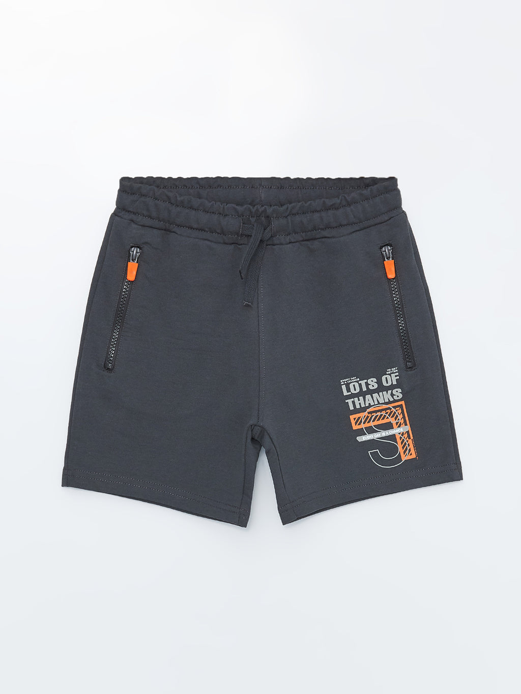 Printed Boys' Shorts with Elastic Waist